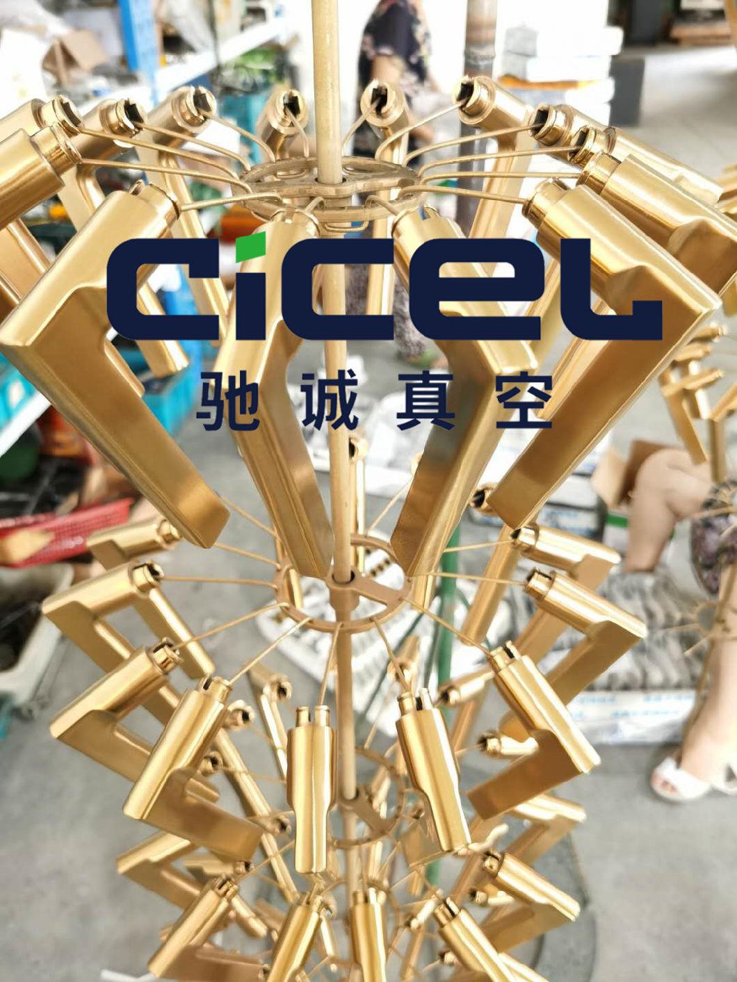 Cicel Cczk-1315-Ion Furniture Handles Golden Colors PVD Plating Machine