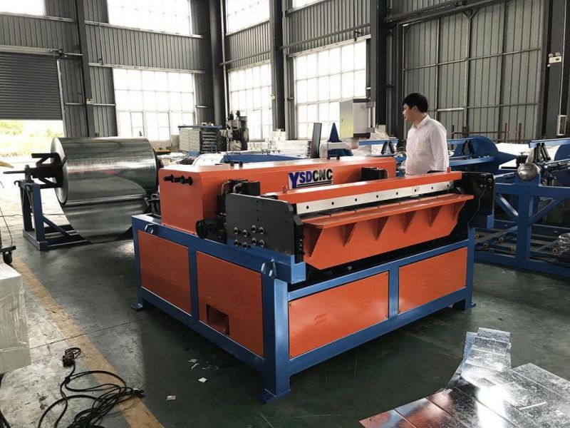 Square Duct Machine Auto Duct Line 3 with Fold Beading Notching