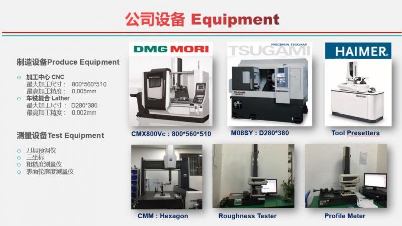 Aluminum Metal Processing Machinery Parts with UL Certification ISO9001