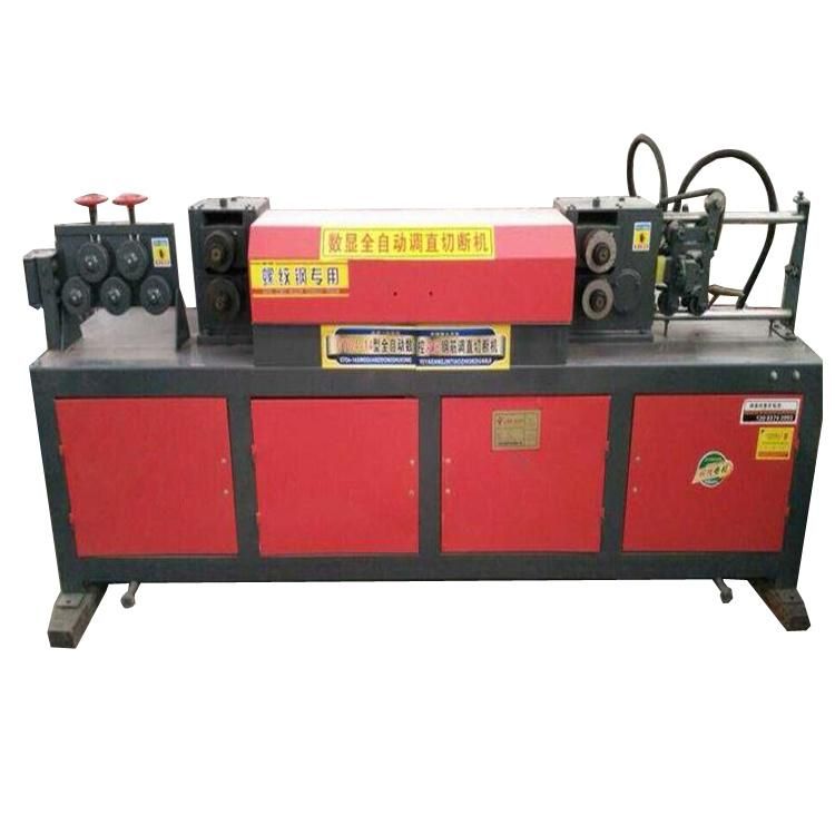 CNC Automatic Rebar Wire Straightener and Cutter Machine