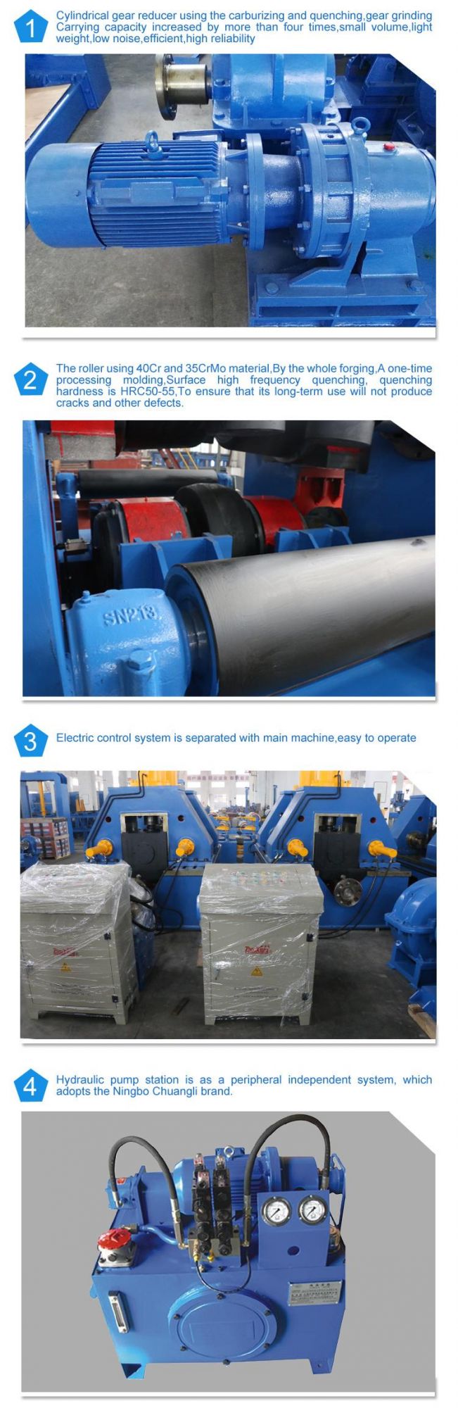 H Beam Flange Straightening Machine for H Beam Production Line