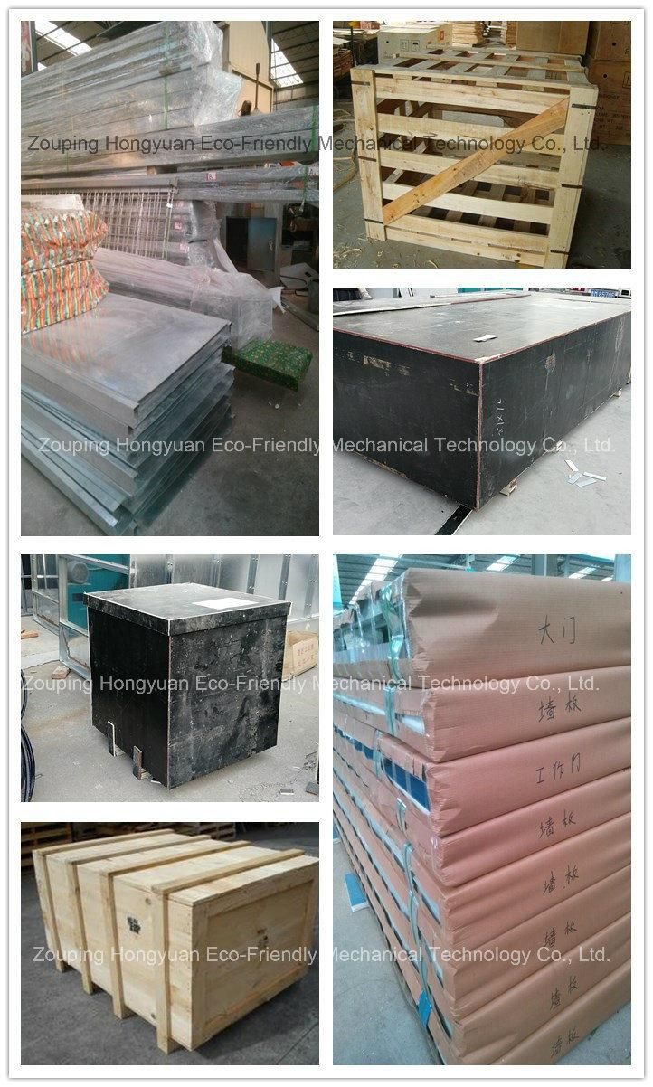 Manual Booth for Powder Coating with Exhaust Fan