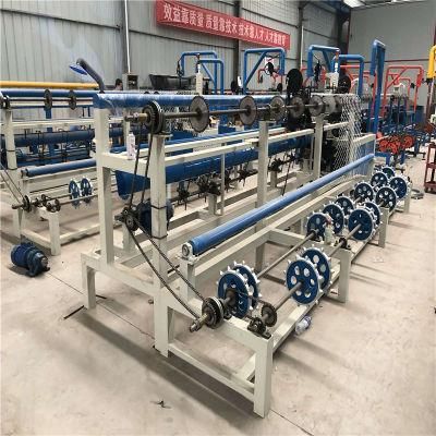 Fully Automatic Double Wire Chain Link Fence Making Machine