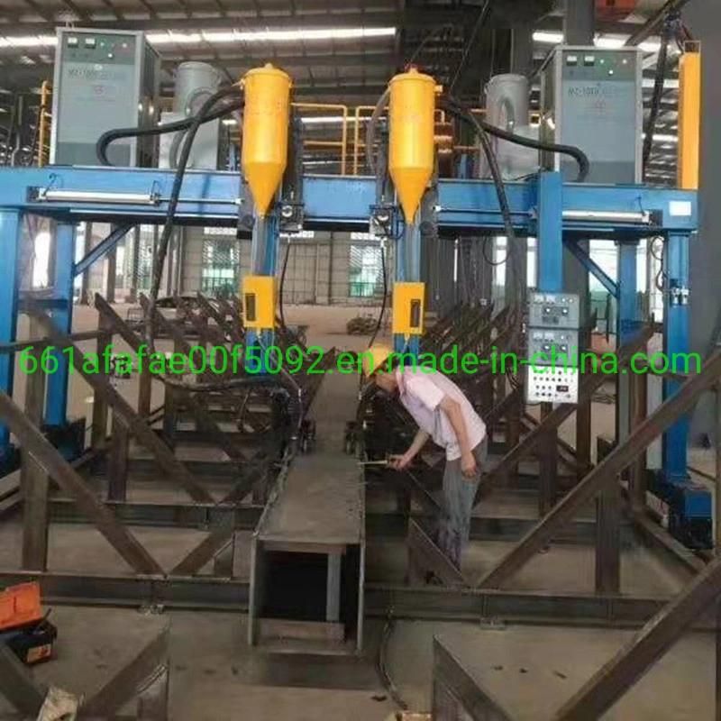 Automatic Steel Plate 40mm Flange Thickness H-Beam T Beam Straightening Machine