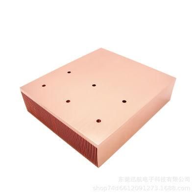 Copper Skived Fin Heat Sink for Power and Inverter and Svg and Apf and Electronics and Welding Equipment