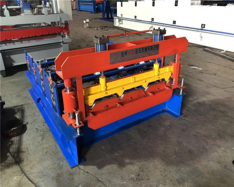 Bullnose Roof Panel Curving Roll Forming Tile Making Machine/Crimping Curved Roof Machine