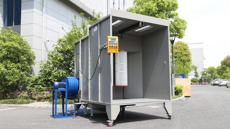 Electrostatic Powder Coating Spray Cabin Booth for Metals
