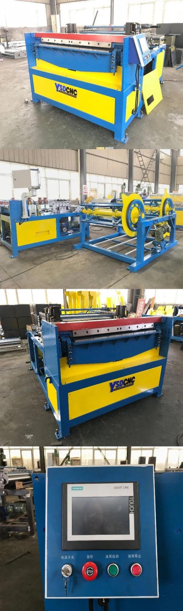 Thickness Range 0.5-1.2mm Air Duct Forming Line 3