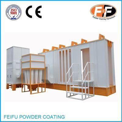 Multi Cyclone Automatic Powder Coating Spray Booth