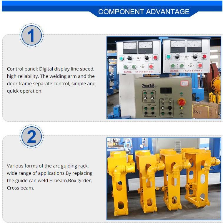 Lmh Zhouxiang Saw Welding Machine for H Beam Box Beam