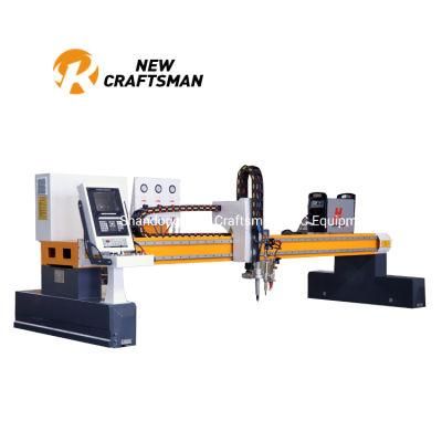 CNC Gantry Plasma Cutting Machine Steel Sheet Metal Cutter Gas Flame Cut