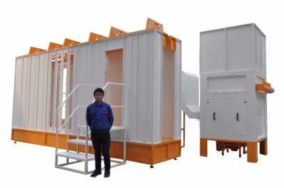 Automatic Powder Coating Spray Booth with Cyclone Recovery System