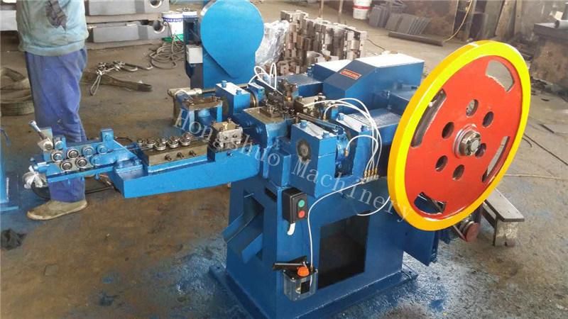 Automatic Threaded Grooved Twisted Nails Making Machine