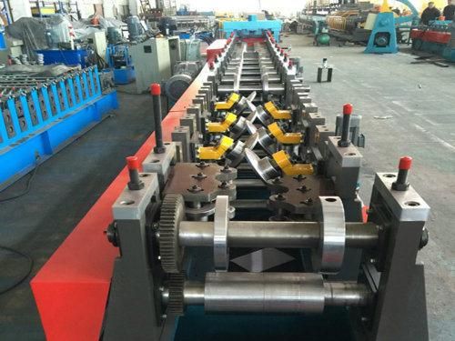 Automatic Change Size Z Purlin Roll Forming Machine With PLC Control
