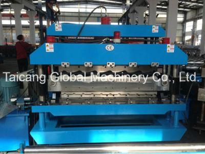 Customized Double Layer Roll Forming Machine Roof Tile Corrugate Tile Furring Channel Making Machine