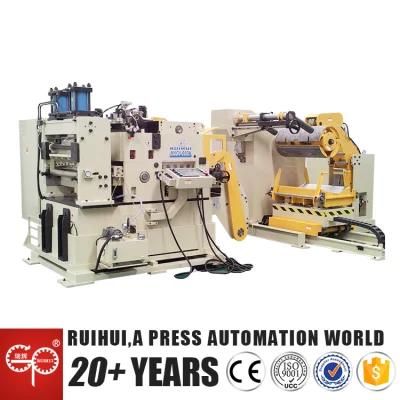 3-in-1 High-Speed Automation Nc Servo Sheet Metal Feeder Straightener and Uncoiler Machine Use with Punching Machine