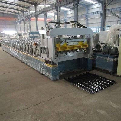 Roof Metrocopo Tile Roll Forming Machine High Efficient Steel Tile Roll Forming Machine on Sale