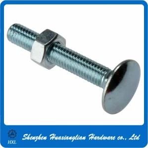 DIN 903 M4 5mm Aluminum Carriage Bolt with Hex Nuts