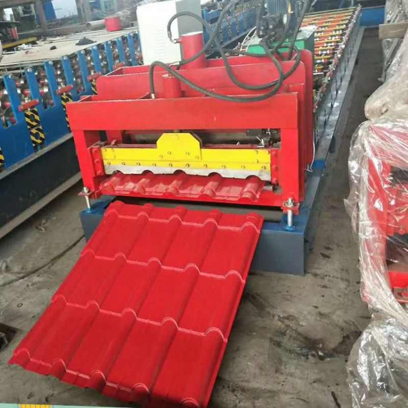 Dx Galzed Tile Roof Panel Roll Forming Machine