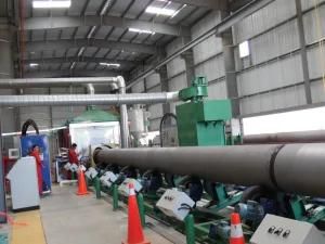 API 3PE 3lpe Steel Pipe Anticorrosion Coating Production Line Shot Blasting Extruder Epoxy Powder