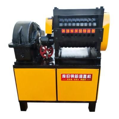 High Quality 8 Inlet Feeding Hole Waste Steel Bar Straightening Machine