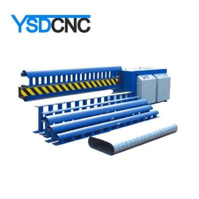 Ysdcnc Circular Tube Ventilation HAVC Ovalizer Duct Pipe Making Machine