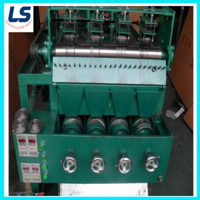 Galvanized Wire and Ss 410 Wire Scourer Making Machine