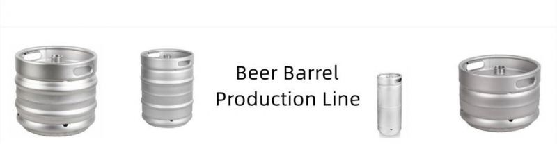 Automatic Steel Beer Barrel Making Machine Beer Kegs Production Line