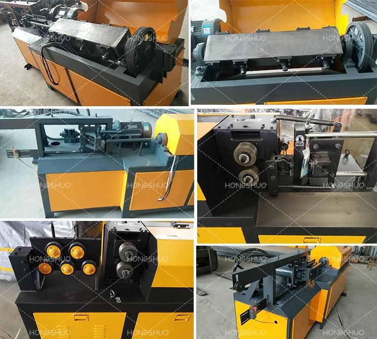 Steel Bar Straightener and Cutter High Efficient Hydraulic Rebar Straightening and Cutting Machine