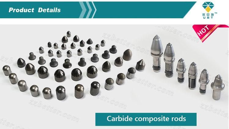 Yr10d/Yg8 Tungsten Cemented Carbide Buttons for Rock and Oil Drilling