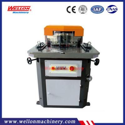 Angle Adjustable Hydraulic Angle Cutting Machine/Corner Notching Machine/Angle Notcher QC28y-6X220