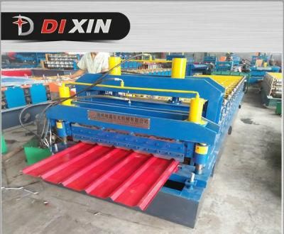 Dx Steel Glazed Roof Tile Roof Panel Roll Forming Machine