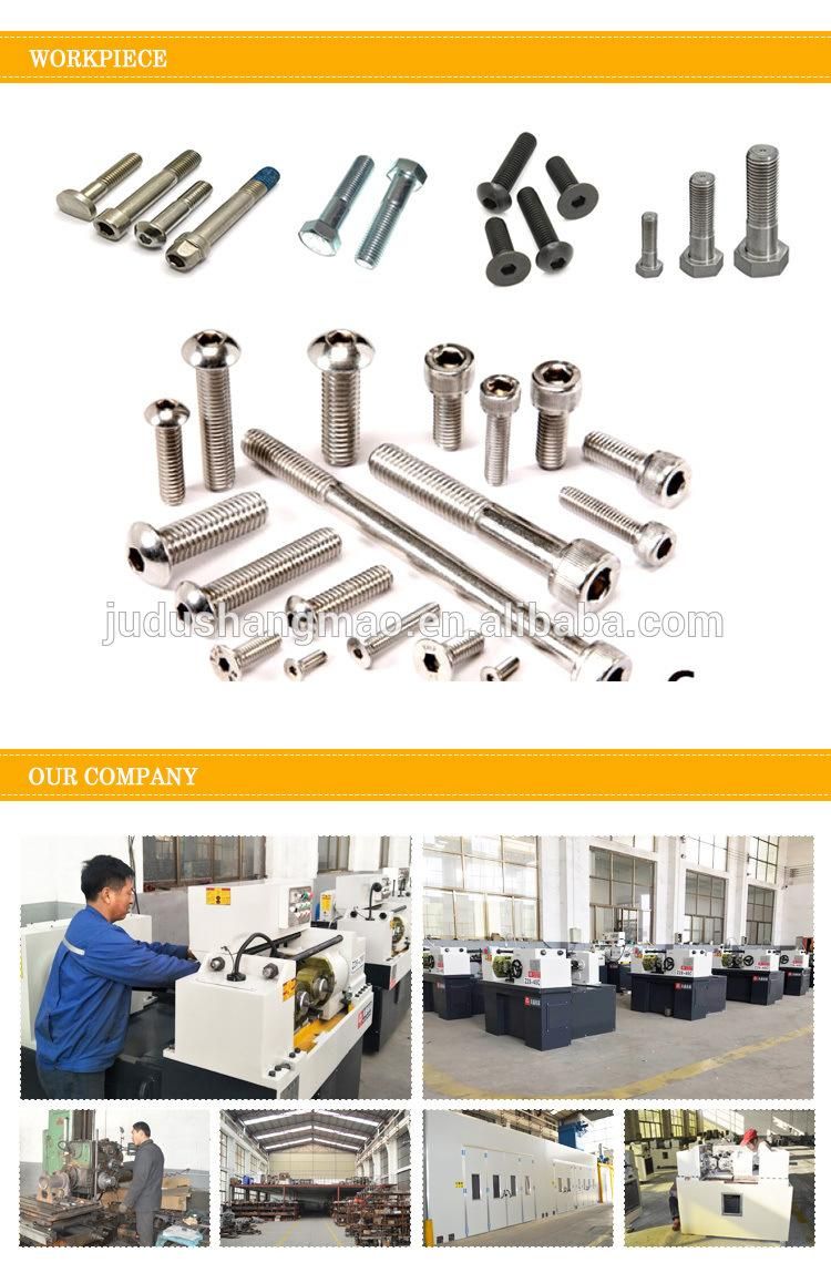 Factory Supply Hydraulic Type Screw Making Machine Thread Rolling Machinery