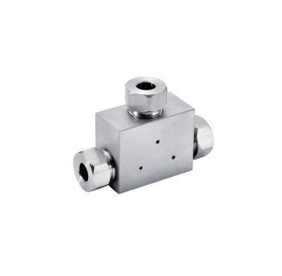 Waterjet Intensifier Pump Parts High Pressure Fitting Tee Assembly