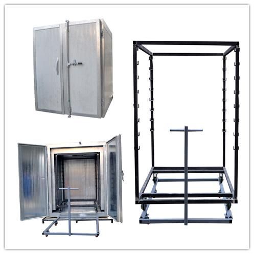 Epoxy Powder Coating Curing Electric Oven with Trolley