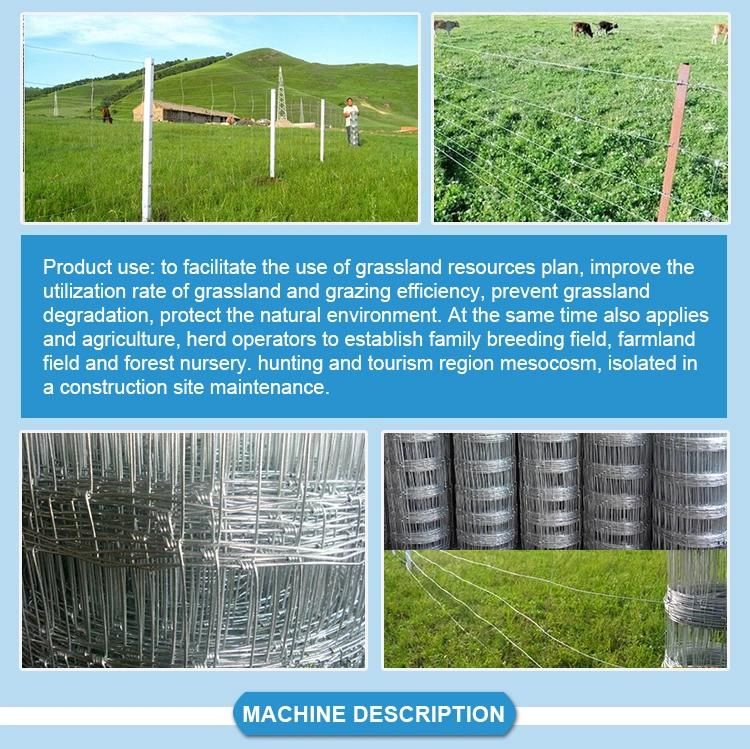 Good Quality Grassland Cattle Fence Weaving Machine