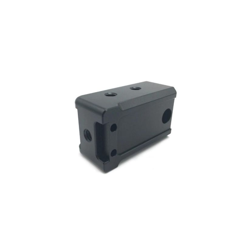 Black Anode Surface Aluminum Alloy Electronic Base Outer Box Protection Cover Factory Custom