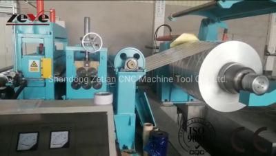 Aluminum Steel Zeye Slitting Line Decoiler Slitter Rewinder