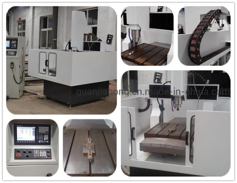6060 CNC Router for Aluminum Copper, Iron, Metal Mold Engraving Machine