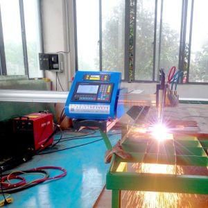 Portable Metal Plate CNC Plasma &amp; Flame Cutting Machine with Steel Track and Outer Thc