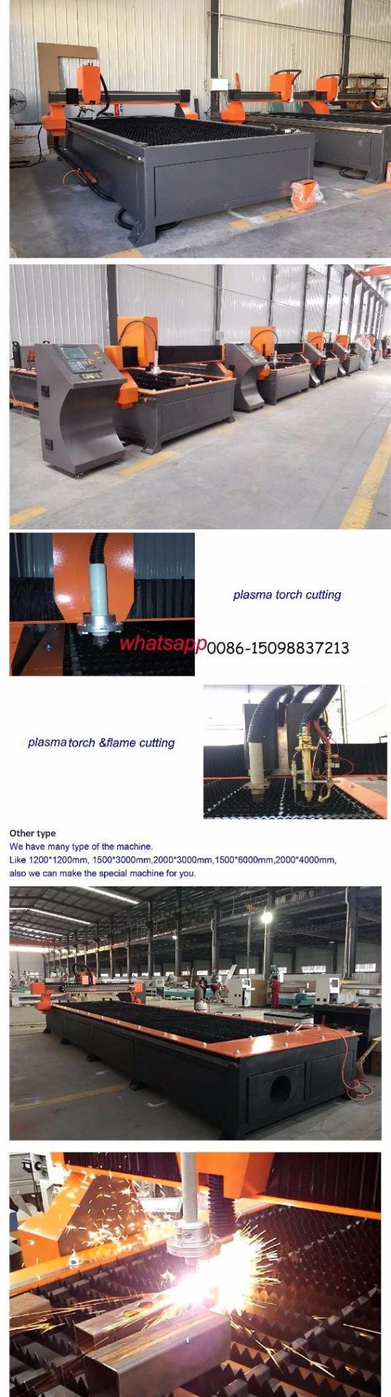 Promotional Mild Steel Stainless Steel Carbon Steel CNC Plasma Cutting Machine