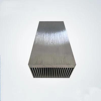 High Power Dense Fin Aluminum Heat Sink for Power and Inverter and Svg and Radio Communications and Apf and Welding Equipment and Electronics