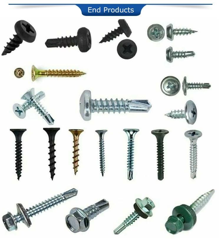 Galvanized Drywall Screw Taiwan Machine Panhead Small Heading Machine Micro Screw Flat Head Making Machine