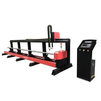 Economic Price Plasma Pipe Cutting Machine Ca-6000 8000 Circle Tube Plasma Cutting Machine