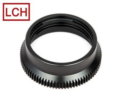 OEM Camera Body Black Anodized Rear Lens Cap by CNC Machining