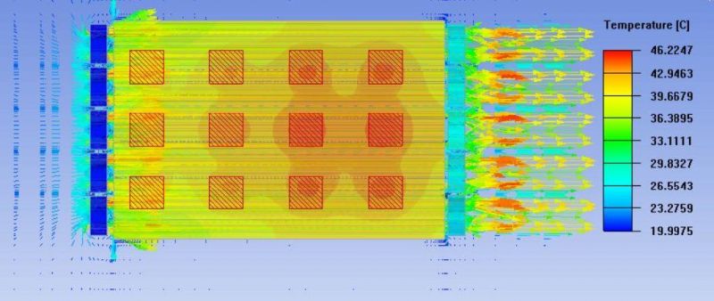 Customized Copper Folded Fin Heatsink for Various Shapes