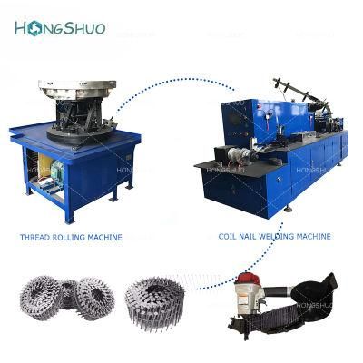 Coil Nail Making Machine with Winding and Binding Device Full Automatic Coil Nail Welding Machine