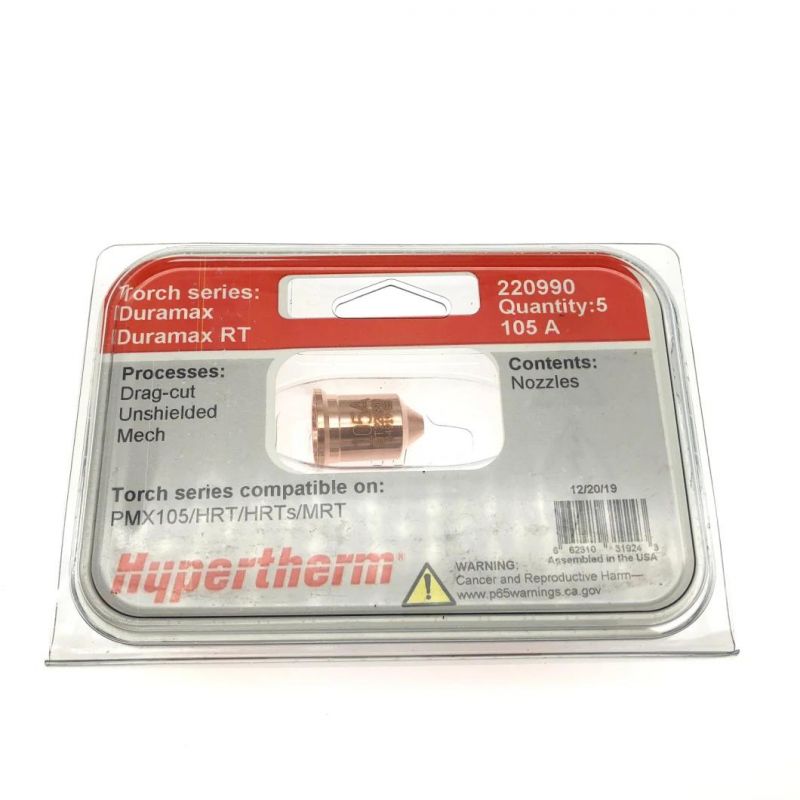Hypertherm Powermax 105A Electrode Nozzle Swirl Ring Shield