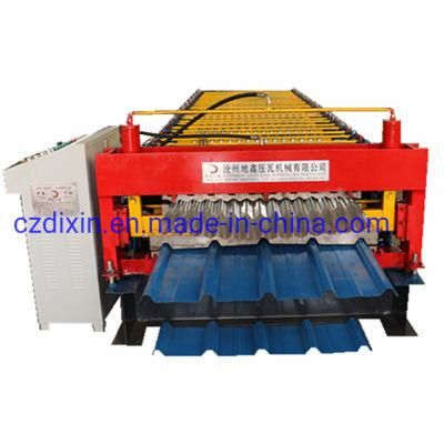 Corrugated and Trapezoidal Color Steel Double Layer Roll Forming Machine