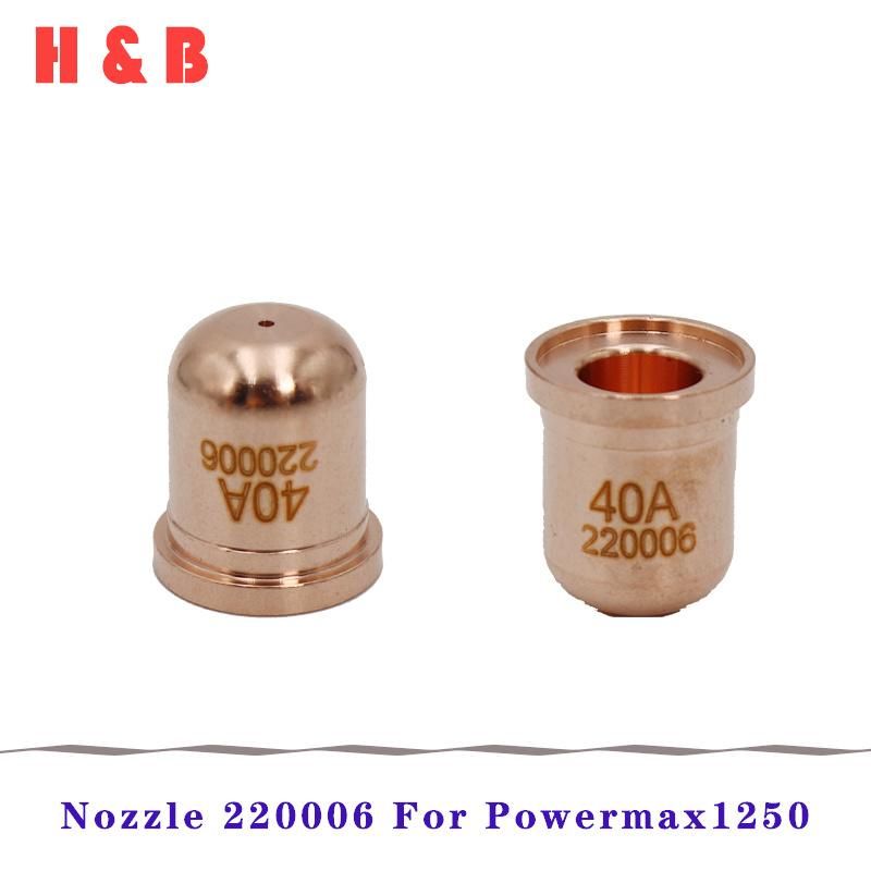 Nozzle 220006 for 1250 Plasma Cutting Torch Consumables 40A